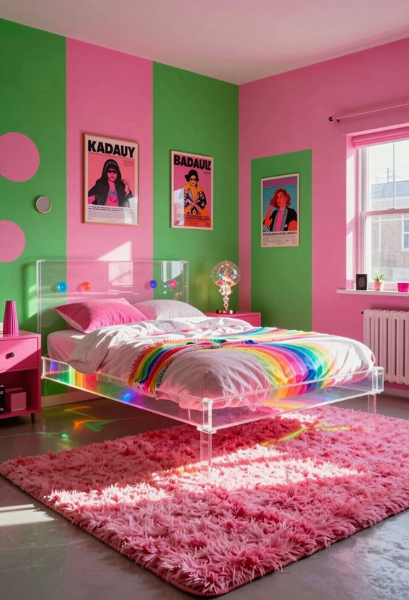 glass and lucite furniture