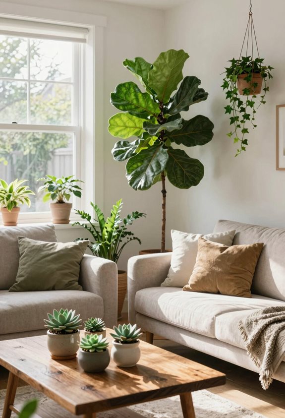 indoor plants improve air quality