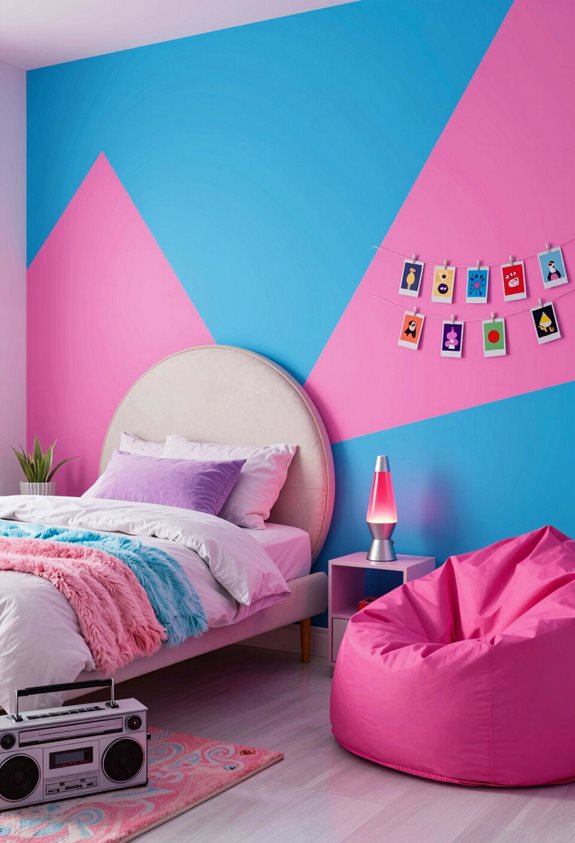 instant retro wall decor