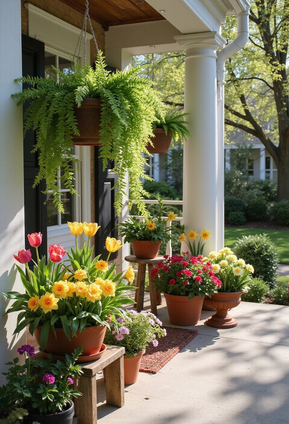 layered heights for visual interest