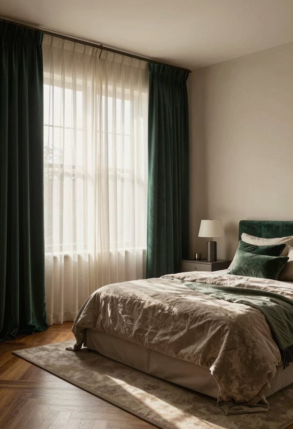 layered window treatments style