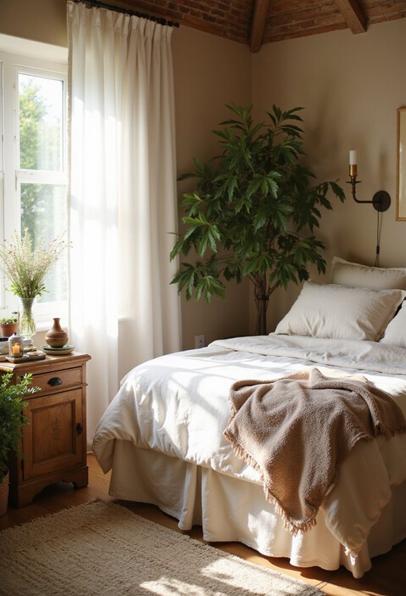 light airy curtains enhance