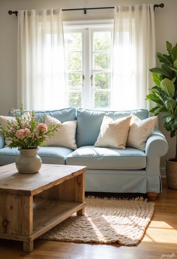 light airy window treatments