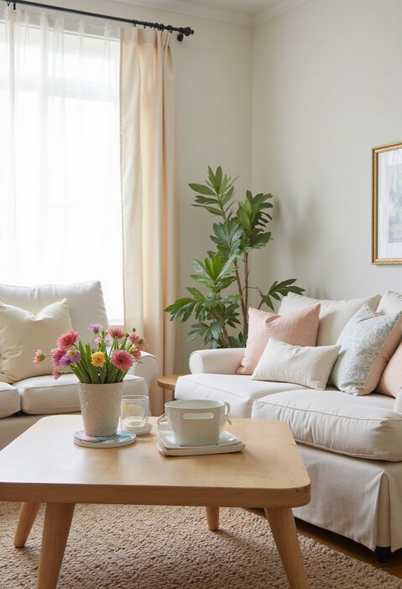 light wood furniture warmth