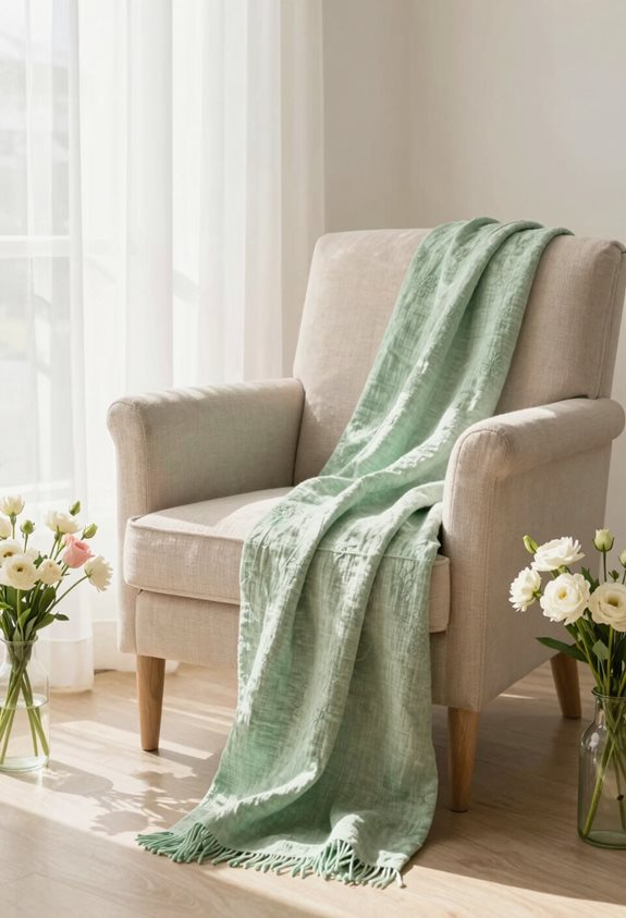 lightweight throws enhance comfort