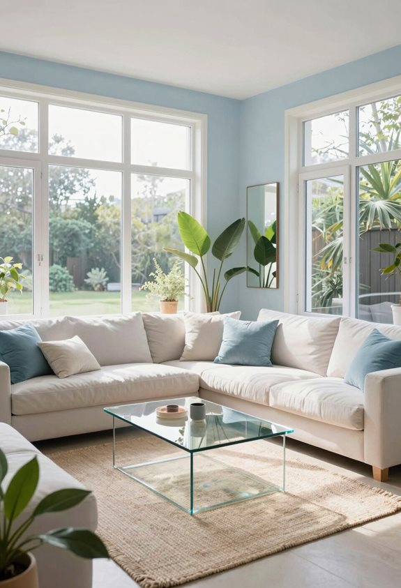 maximize sunlight for spaciousness