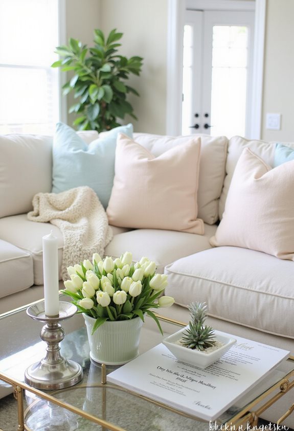 metallic accents for brightness