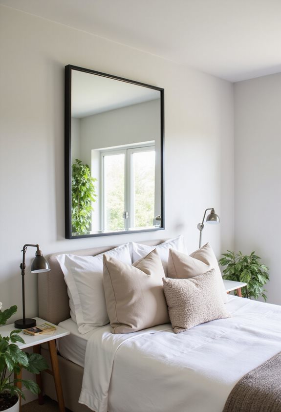 mirrors create visual space