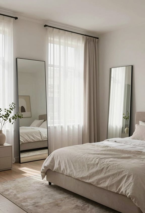 mirrors enhance light space