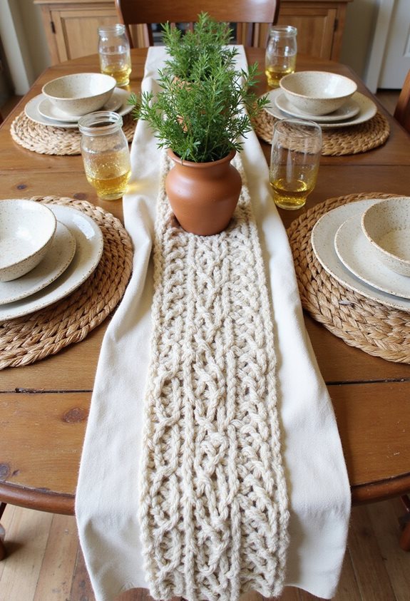 mixing cozy textures together