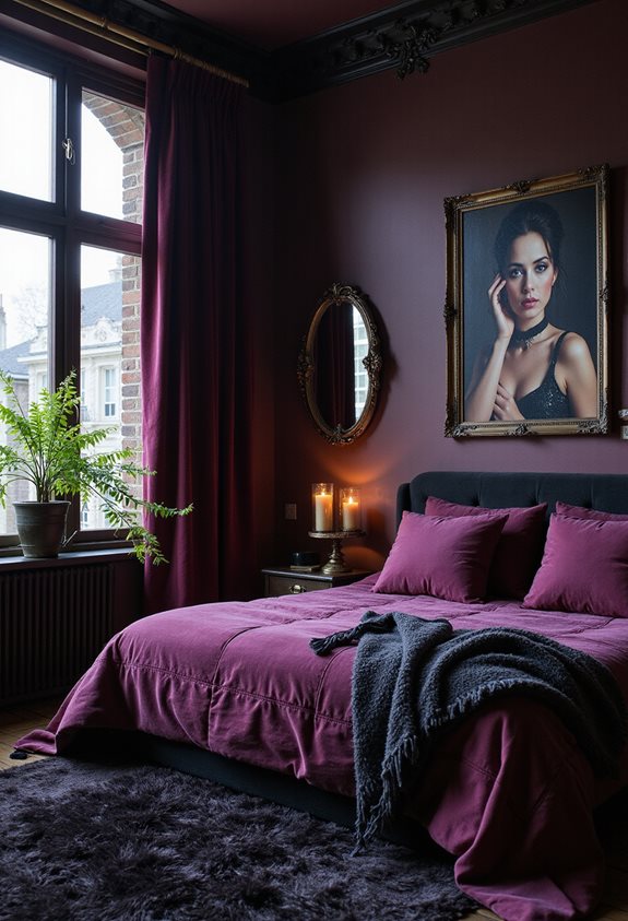 moody artwork enhances atmosphere