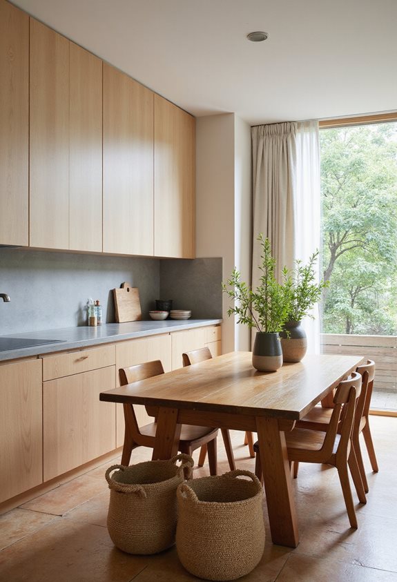 natural cozy kitchen charm