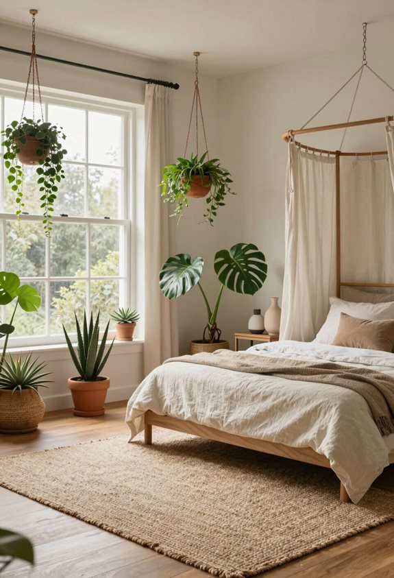 natural elements enhance bedrooms