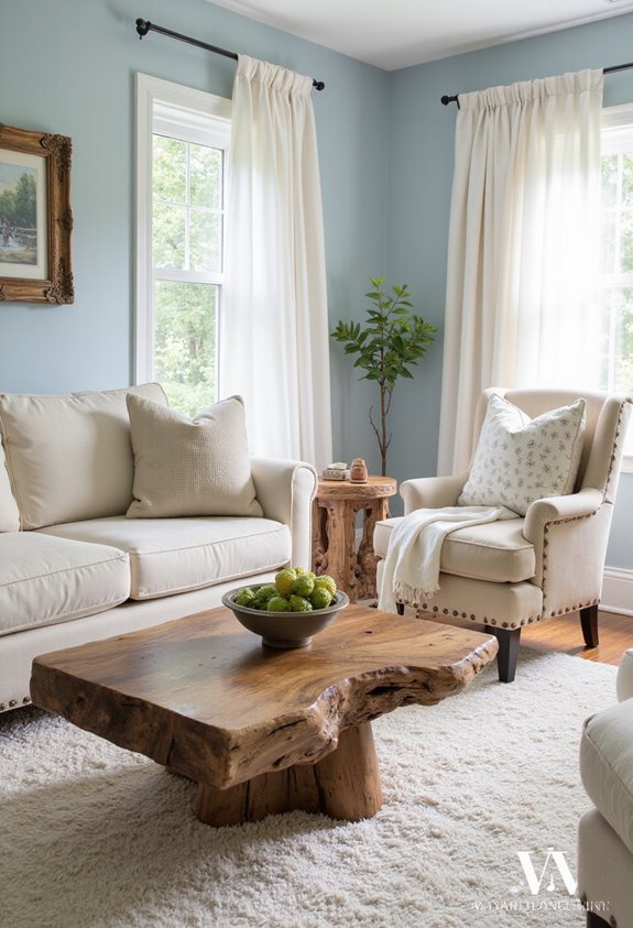 natural wood warm elements