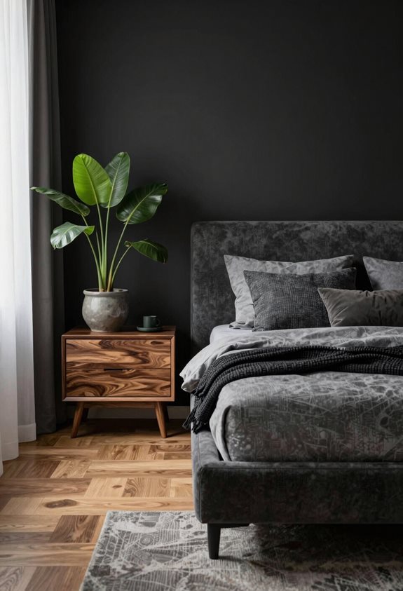 natural wood warms bedrooms