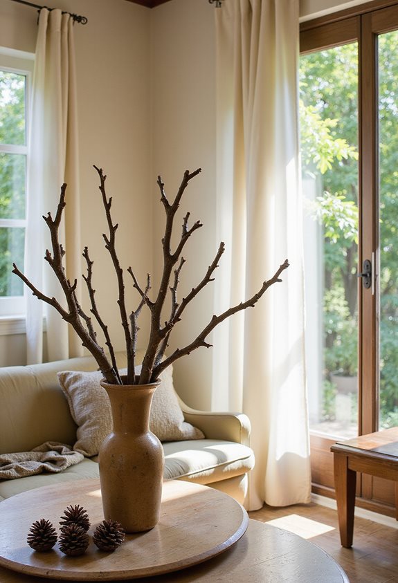 nature inspired indoor decor