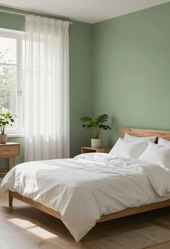 organic calm bedroom design