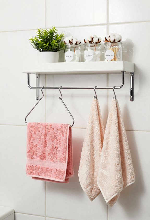 organize bathroom items stylishly