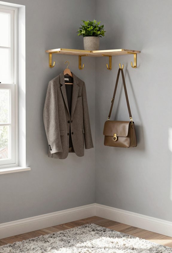 organize jackets and bags