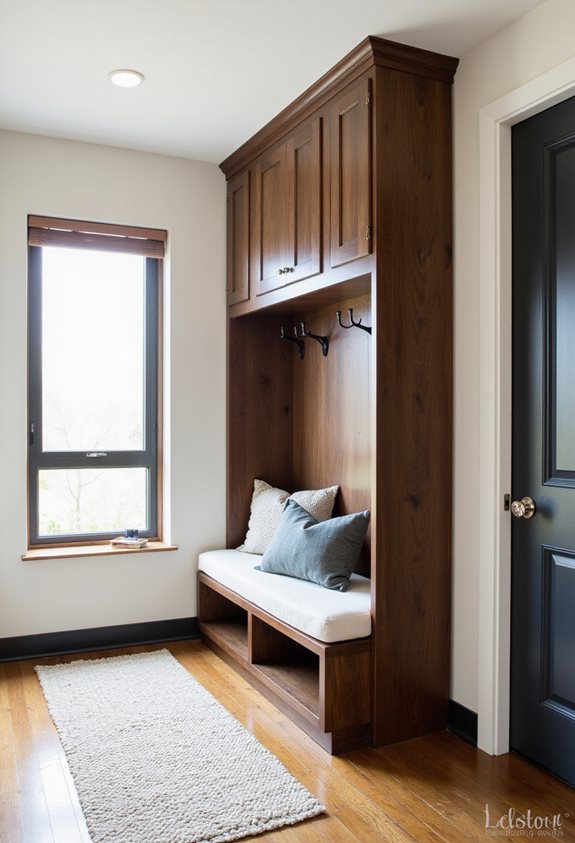 overhead cabinets for organization