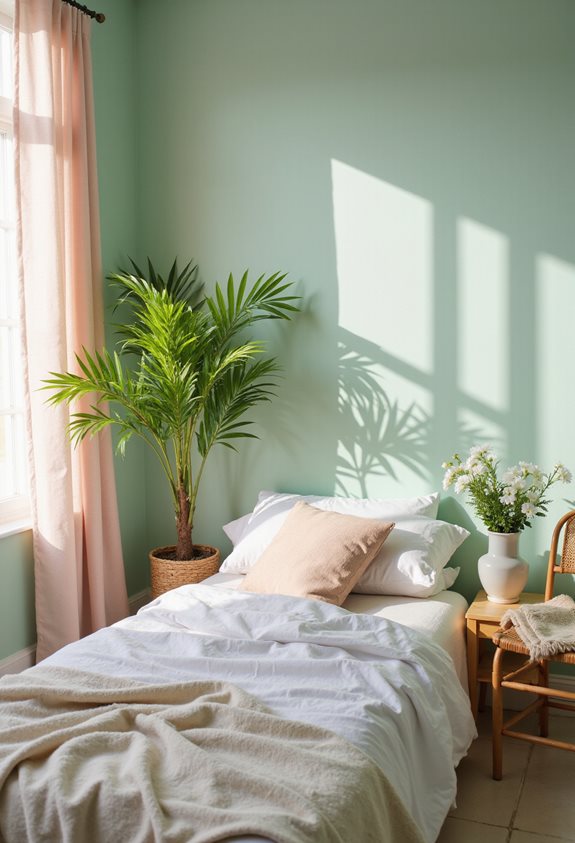 pastel walls for relaxation