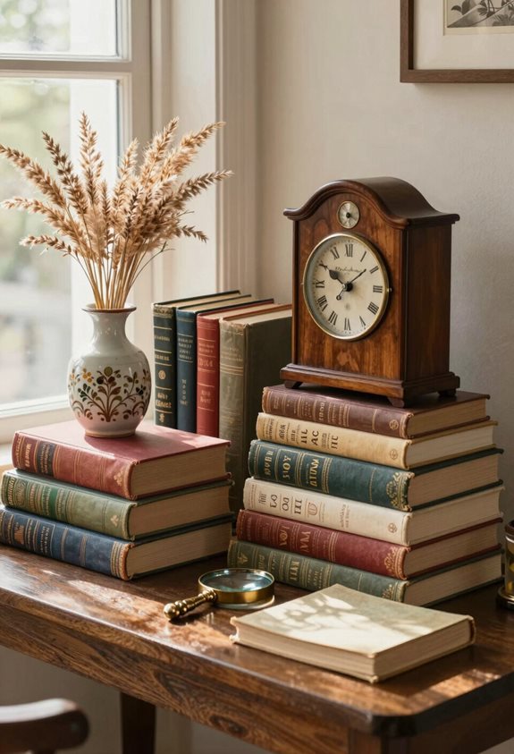 personalized entryway table styling