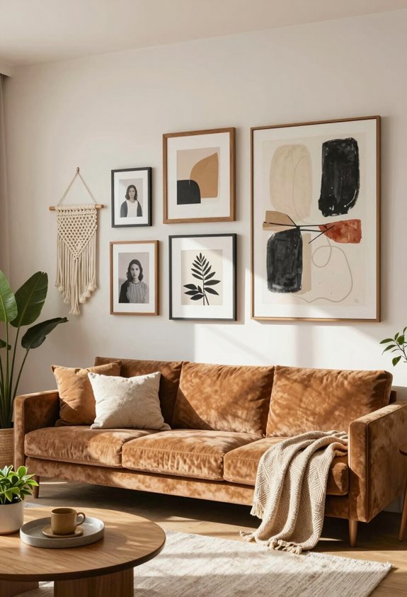 personalized gallery wall arrangement