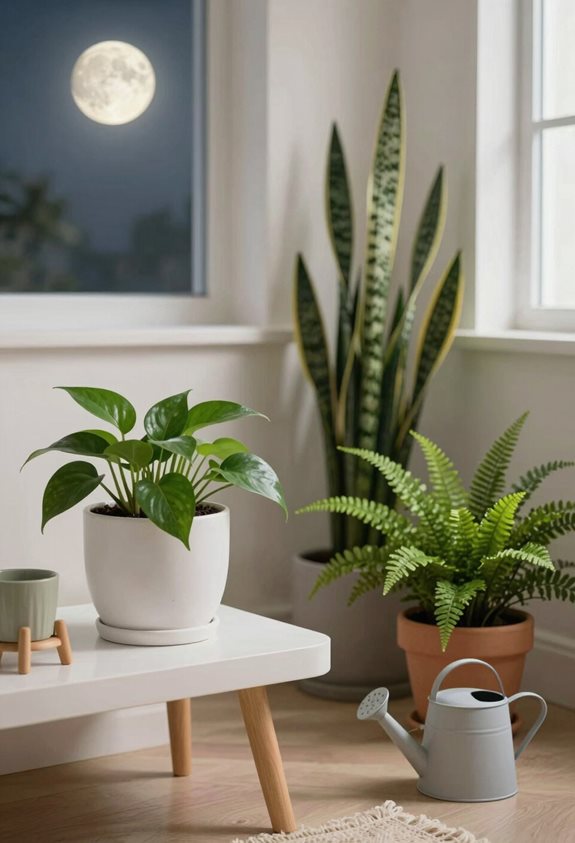 quiet repotting for plants