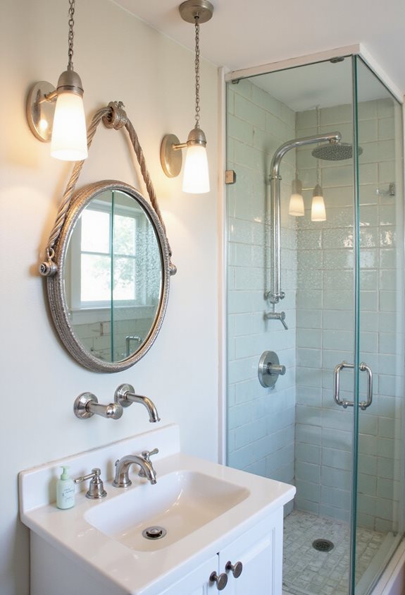 reflective fixtures enhance brightness