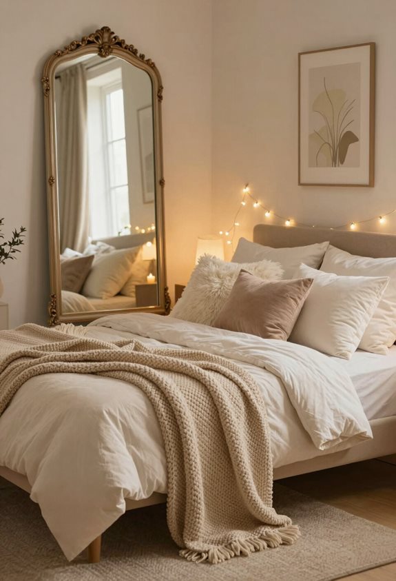 reflective mirrors enhance warmth