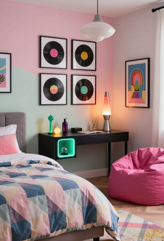 retro modern design fusion