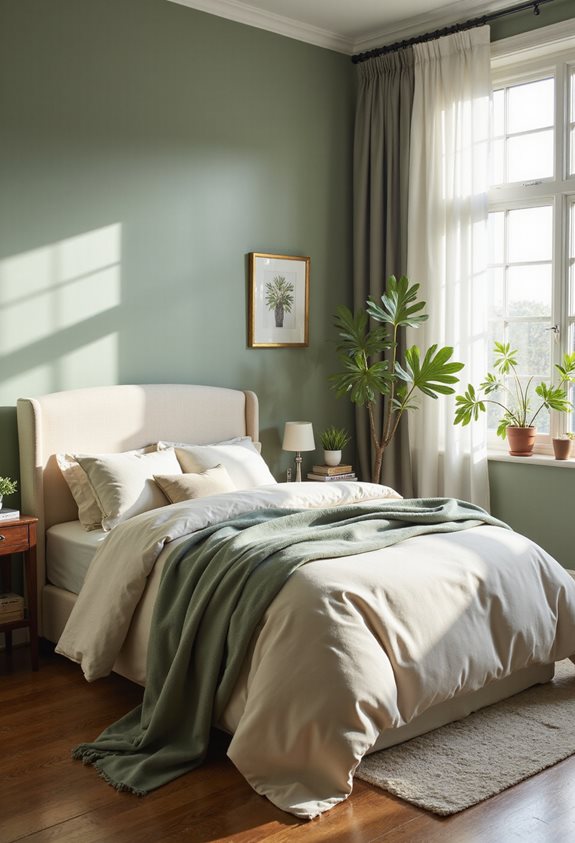 sage green and cream styles