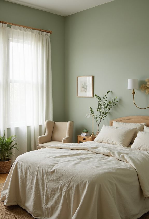 sage green promotes tranquility