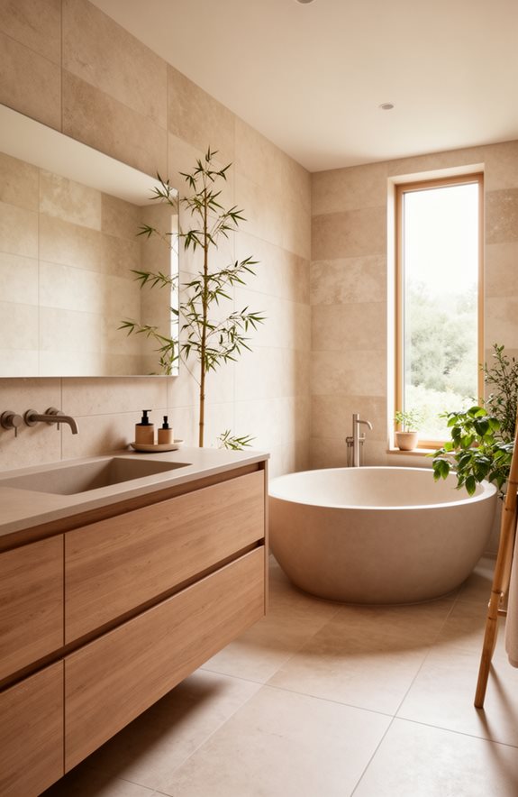 seamless neutral tile integration