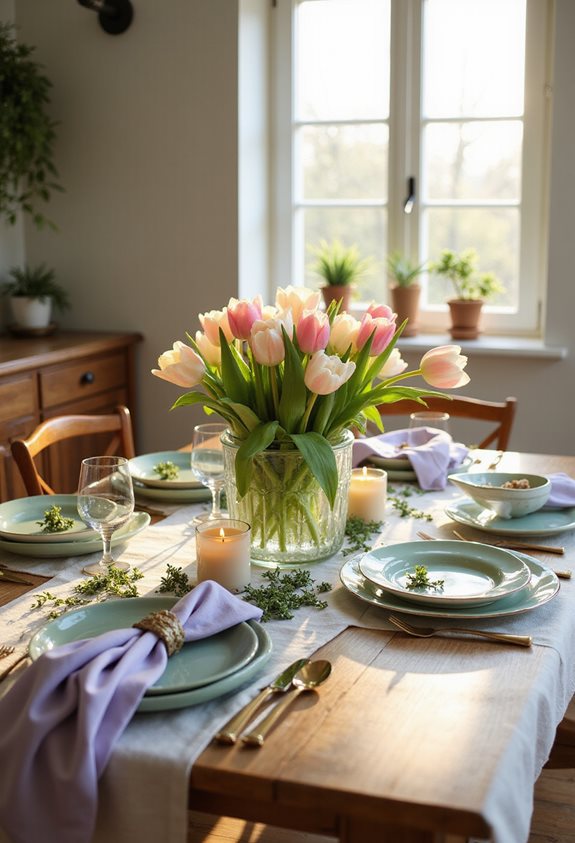 seasonal table color updates