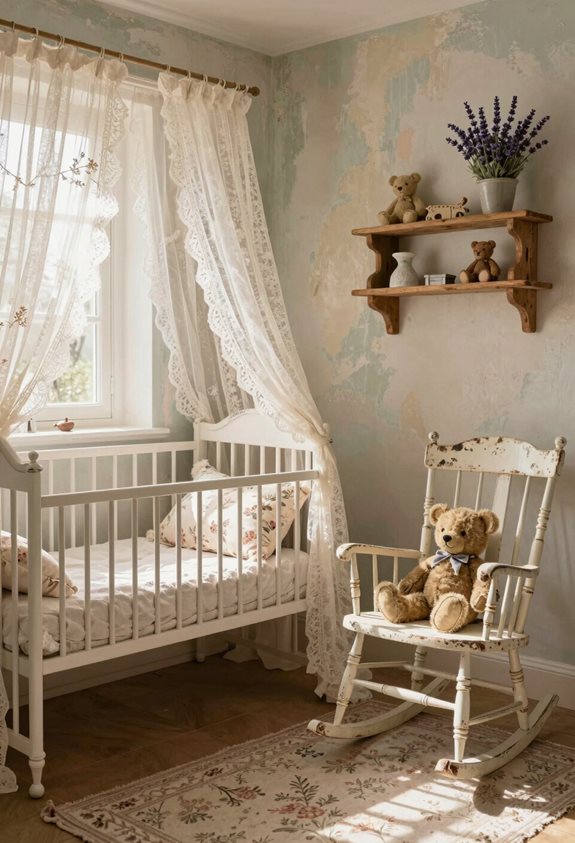 shabby chic nursery decor