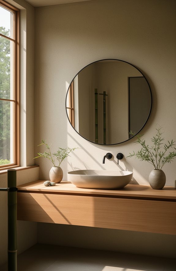simple natural balanced mirrors