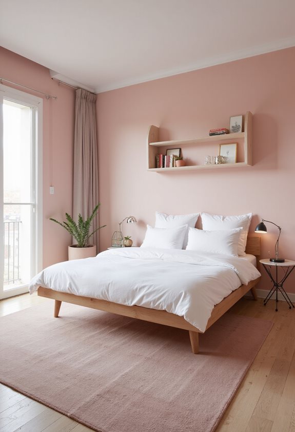 soft blush white furniture