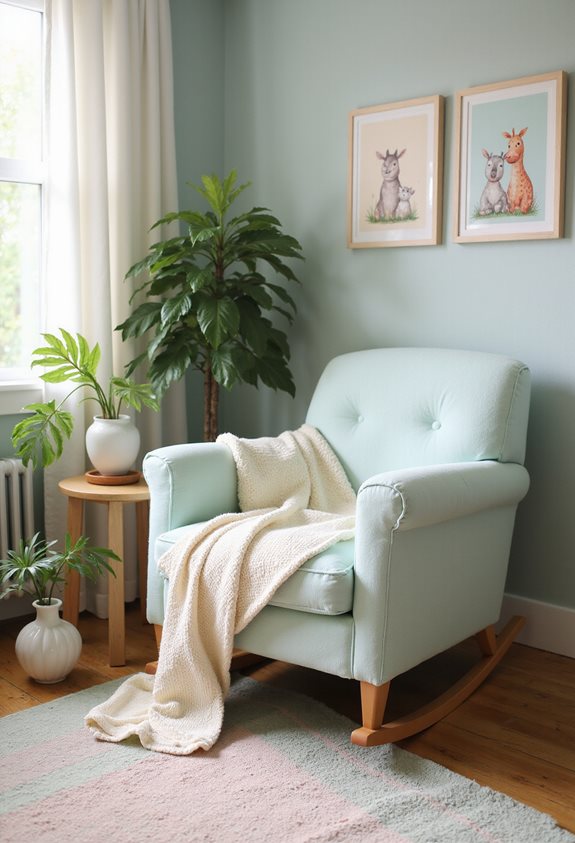 soothing nursery color palette
