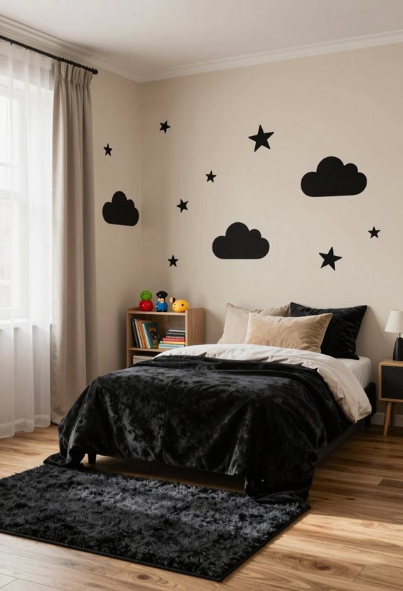 sophisticated black and beige