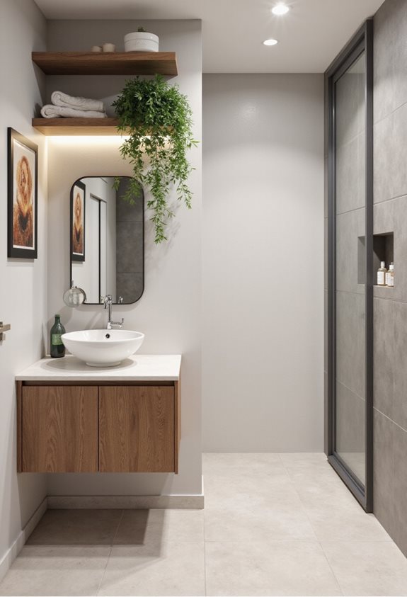 space saving multi functional fixtures