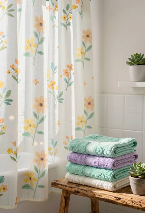 spring inspired bathroom refresh