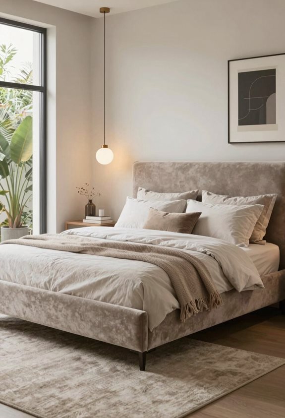 stylish and comfortable bed frame