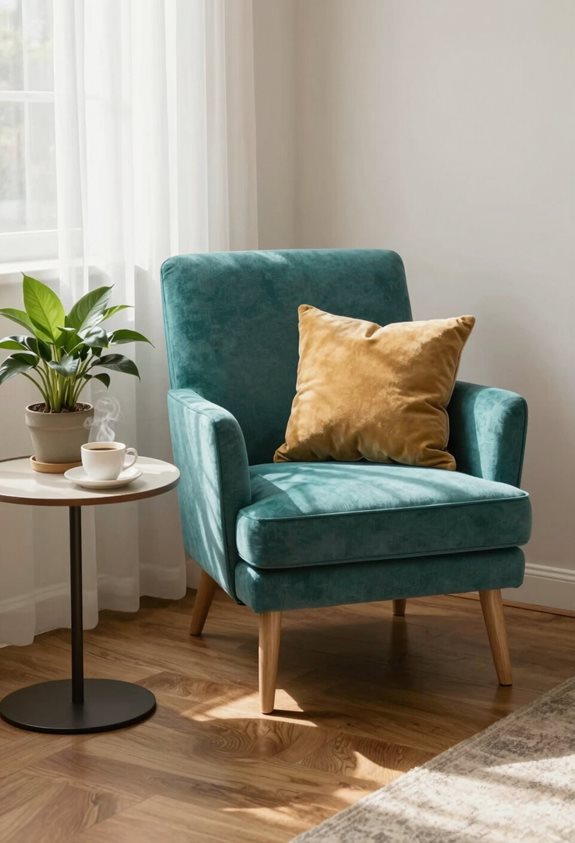 stylish corner accent chairs