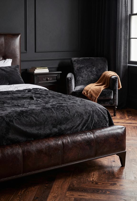 stylish dark furniture choices