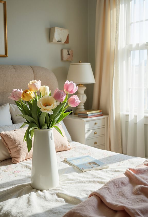 stylish fresh flower displays