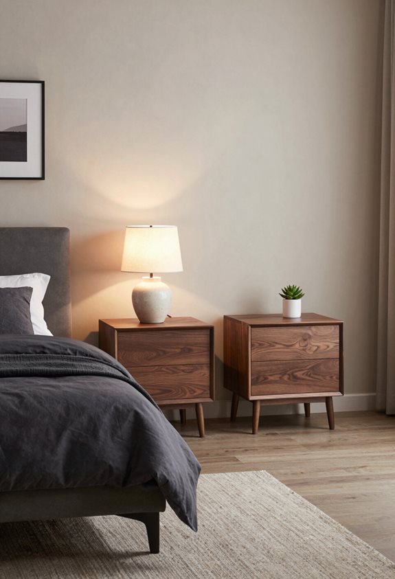 stylish functional nightstand selection