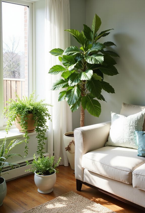 stylish low maintenance greenery planters