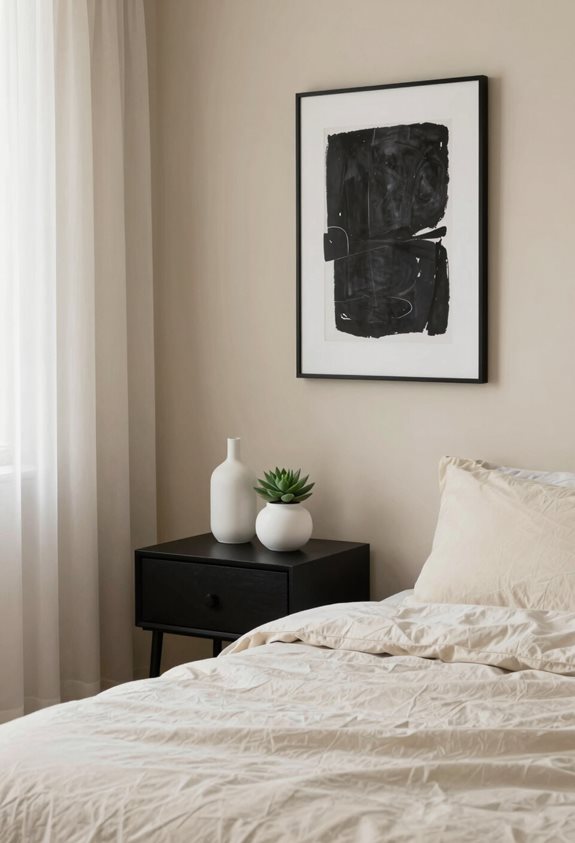 subtle black accents enhance style