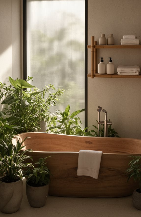 sustainable natural bathroom materials